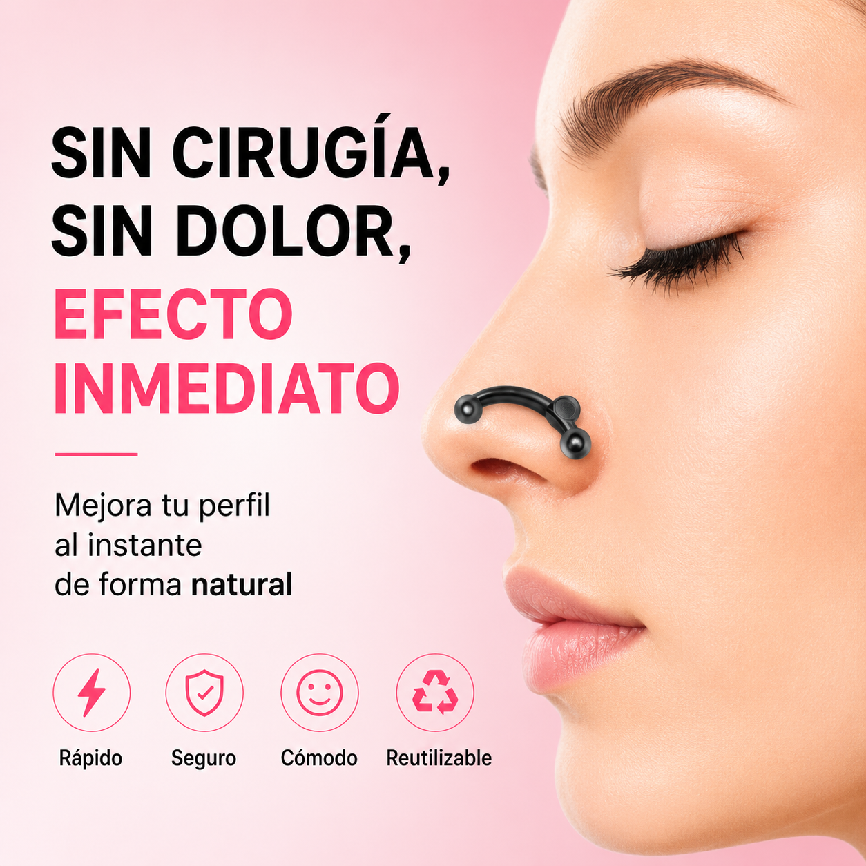 Corrector Nasal 3D SIN CIRUGIA
