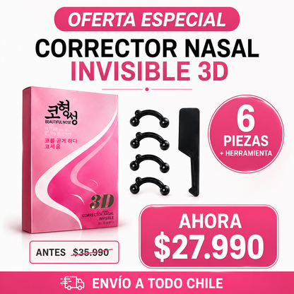Corrector Nasal 3D SIN CIRUGIA