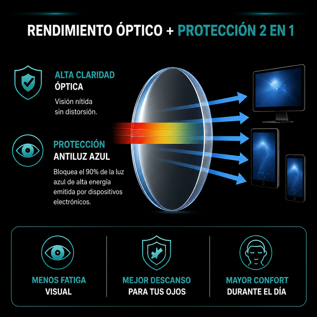 LENTES ONE POWER ENFOQUE AUTOMÁTICO