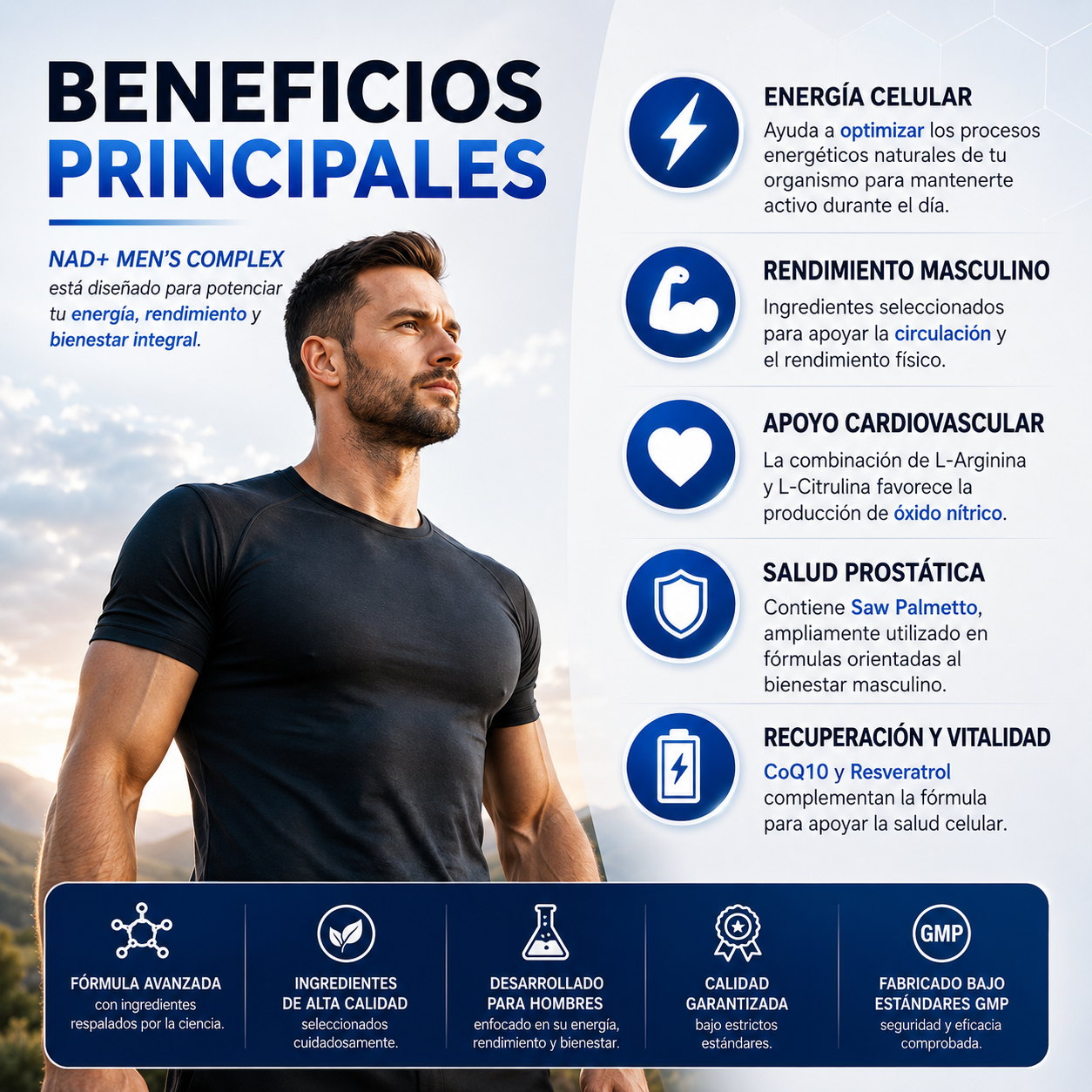 SELERB NAD+RESVERATROL HOMBRE VIRAL