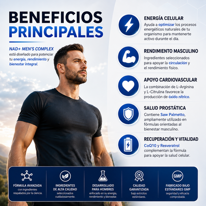 SELERB NAD+RESVERATROL HOMBRE VIRAL