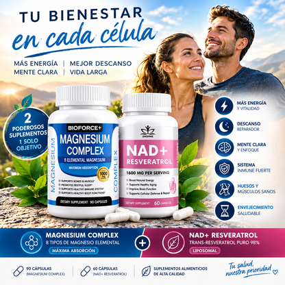 Liposomal NAD+ con Trans-Resveratrol 98%