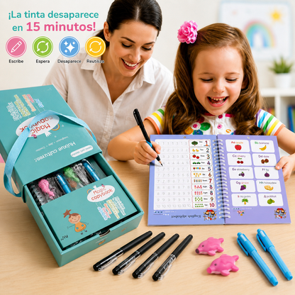 Set 5 Cuaderno Magic Copybook Edición Premium