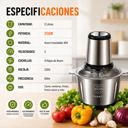 Procesadora de Alimentos 2 litros VIRAL