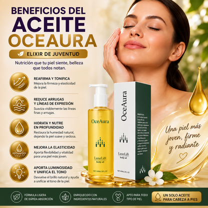 Cepillo Masajeador Corporal Silicona + Aceite Elixir de la Juventud Reafirmante