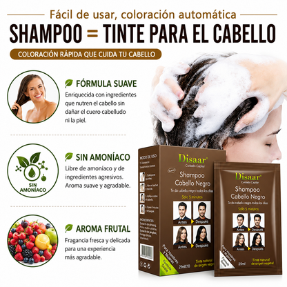 Shampoo Cubre Canas Disaar 25ML x 10Pcs