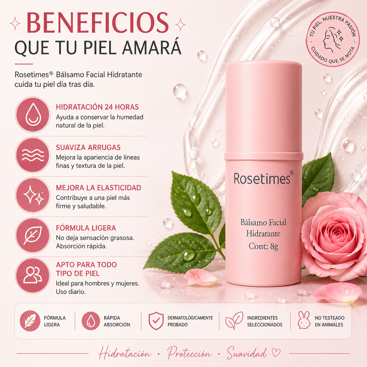 Bálsamo Facial Colágeno 2X. Dile Adiós a líneas de expresión y flacidez