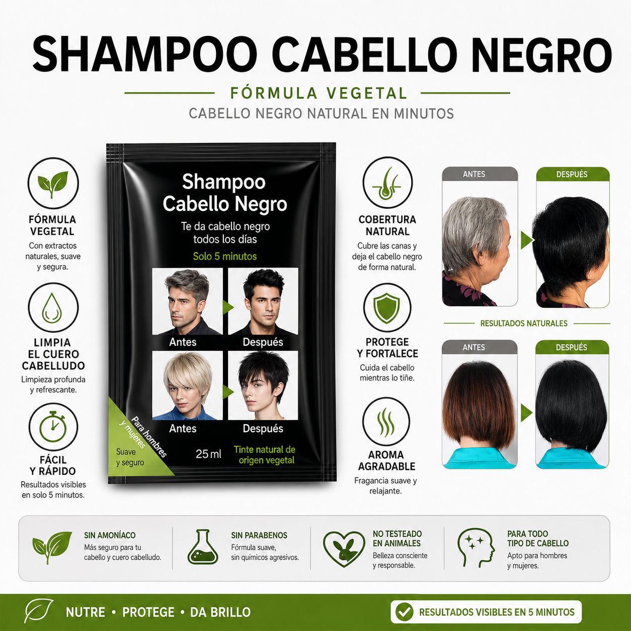 Shampoo Cubre Canas Disaar 25ML x 10Pcs