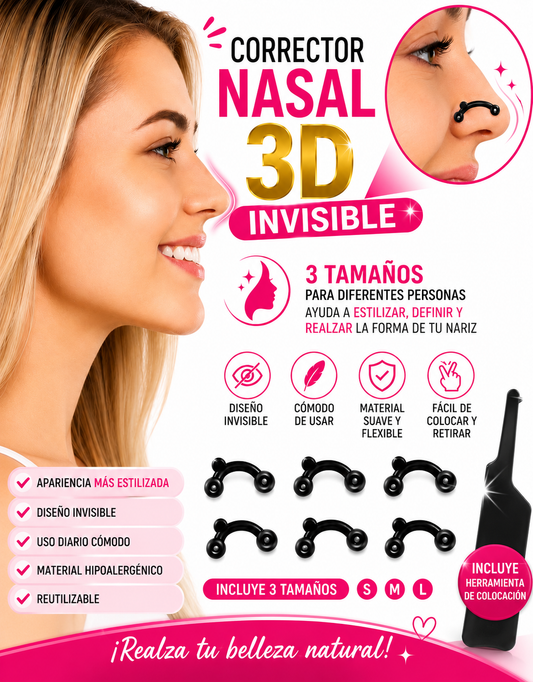 Corrector Nasal 3D SIN CIRUGIA