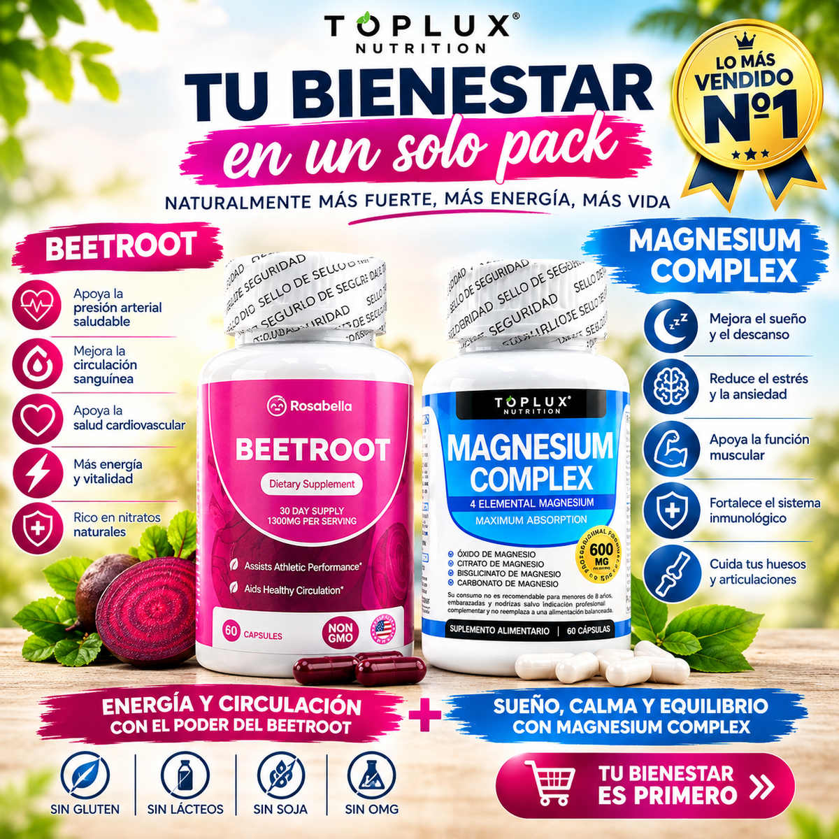 Cápsulas de remolacha